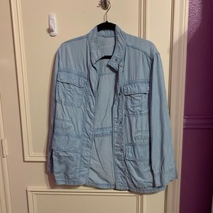Chambray utility jacket